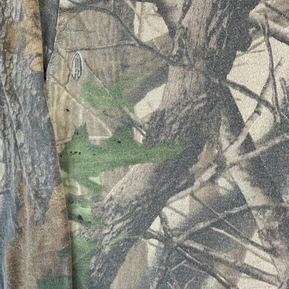 VINTAGE 90s Realtree Hardwood Camo Shirt Mens XXL 2XL Brown Camouflage Hunting - Picture 6 of 14